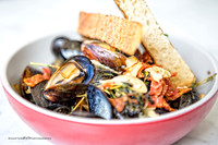 Steamed Pei Mussels